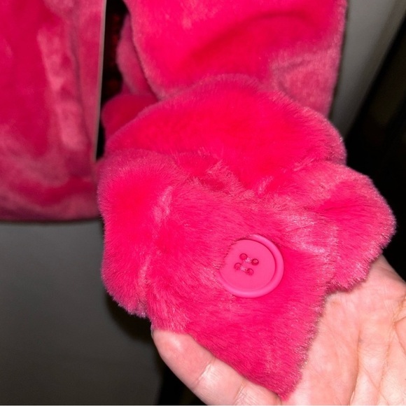 Almost Famous Hot Pink Teddy Jacket - Picture 4 of 4